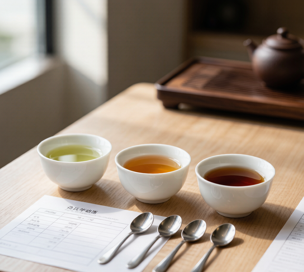 Tea cupping sample kit